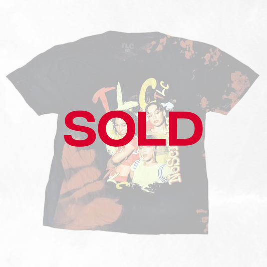 Tupac Bleach Dyed 90s Reprint Tee